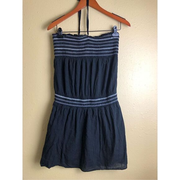 Old Navy Strapless Cotton Black Dress size M - Picture 3 of 11